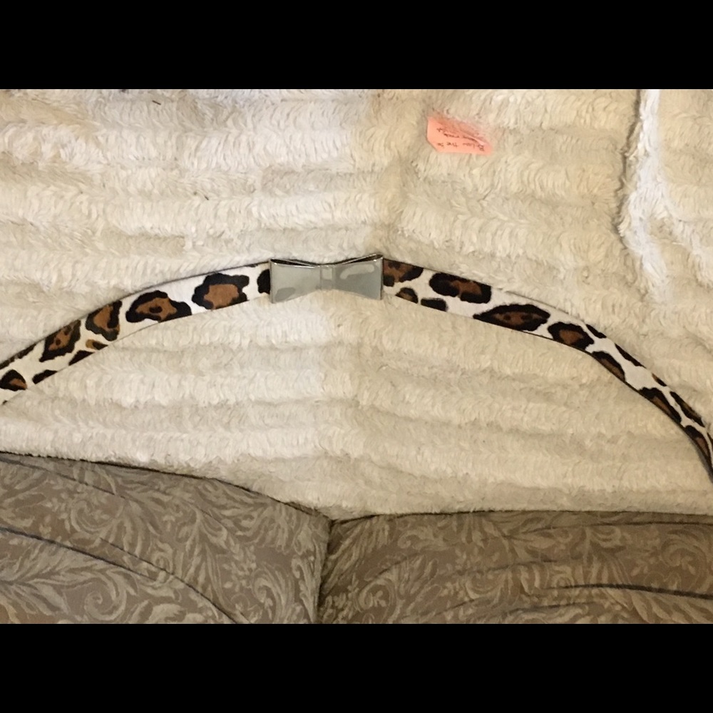 B-low the belt animal print belt